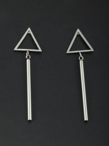 Stainless steel chain Drop threader Earring