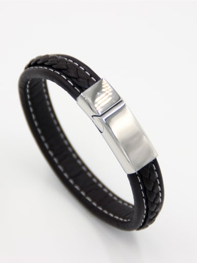 Stainless steel Black Bracelet