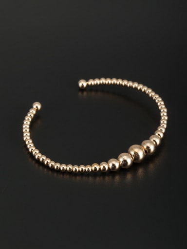 Gold color Gold Plated Round Bangle