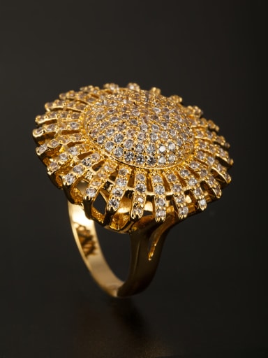 GODKI Luxury Women Wedding Dubai Model No 1000002914 Mother's Initial White Ring with Zircon