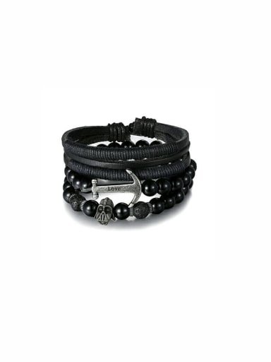 Blacksmith Made Beads Charm Bracelet