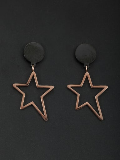 A Stainless steel Stylish  Drop drop Earring Of Star