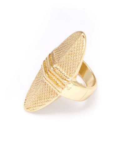 Gold Statement Youself ! Gold Plated Zinc Alloy  Band band ring