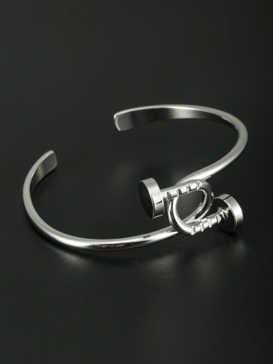 Personalized style with Platinum Plated Bangle