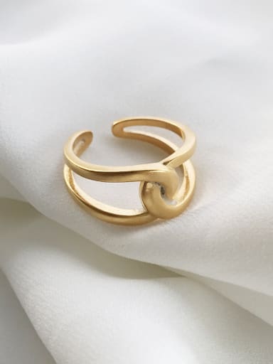 Gold Personalized Youself ! Gold Plated Silver  Band band ring