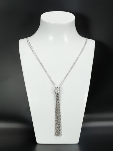 Platinum Plated chain  Beautiful Necklace