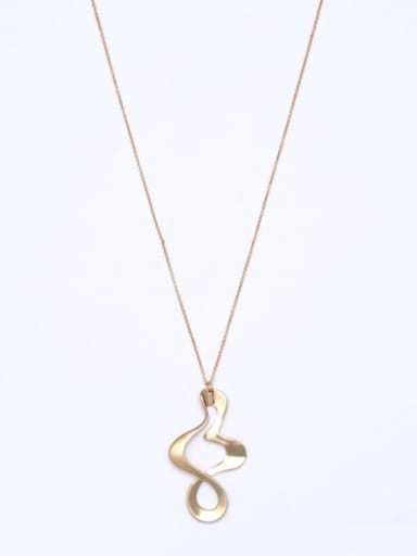 New design Gold Plated Zinc Alloy Personalized Necklace in Gold color