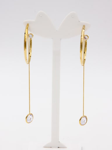 A Gold Plated Stylish  Hoop hoop Earring Of