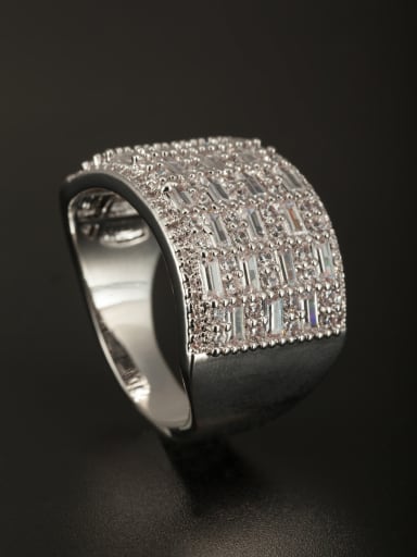 GODKI Luxury Women Wedding Dubai Model No 1000002928 Fashion Platinum Plated Copper Ring