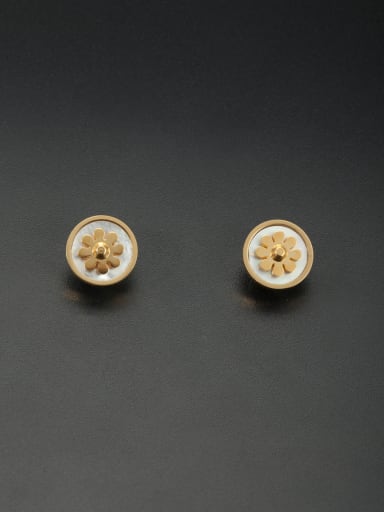 Flower style with Stainless steel Studs stud Earring