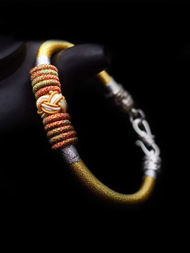 Personalized Nylon Gold Personality  Bracelet