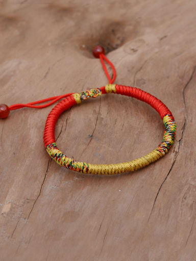 Handmade Custom Multicolor Bracelet with Chinlon
