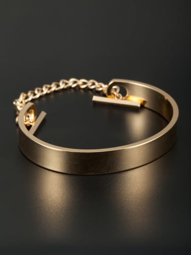Personalized style with Gold Plated Bangle