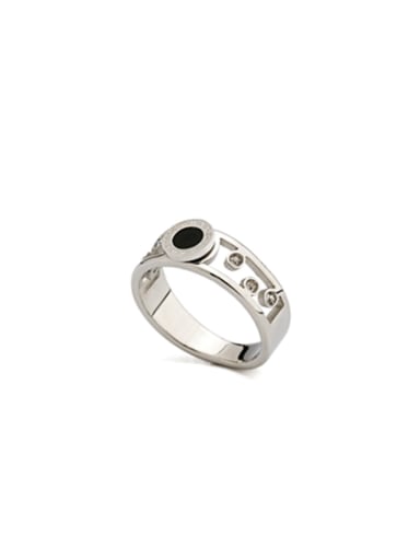 Round style with Silver-Plated Stainless steel Ring