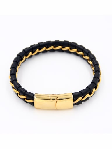 The new  Stainless steel   Bracelet with Gold