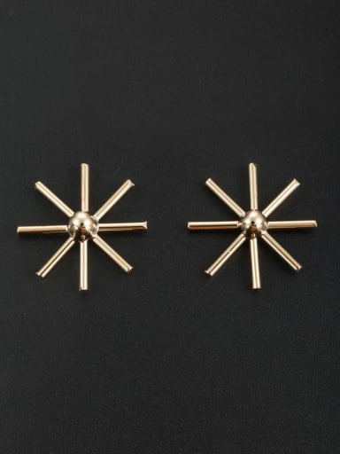 New design Gold Plated  Studs stud Earring in Gold color