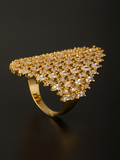 GODKI Luxury Women Wedding Dubai Model No 1000002925 Mother's Initial White Ring with Zircon