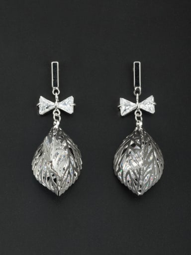 Fashion Platinum Plated Personalized Drop drop Earring