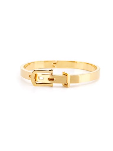 Model No DW0004 Personalized Gold Plated Titanium Gold Personalized Bangle