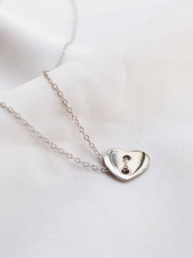 A 925 silver Stylish  Necklace Of Heart