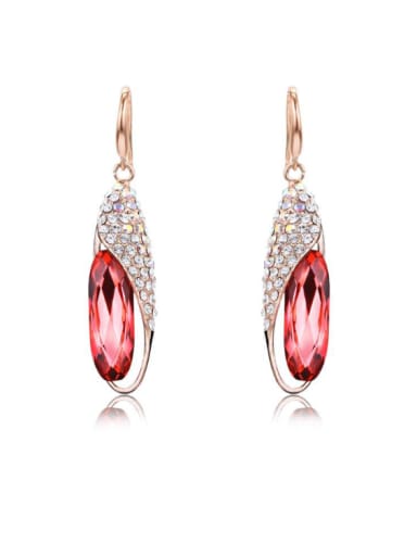 Women Fashion Austria Crystal Stud Cluster earring