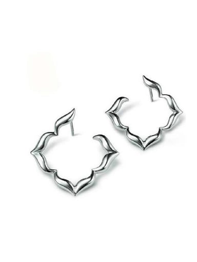 925 Silver Geometric Shaped Earrings