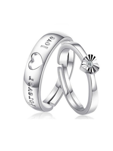 Men Women's Lover Heart-shape Fashion Ring