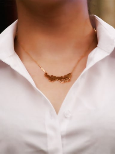 Sweetly Butterfly Shape Pendant Clavicle Necklace
