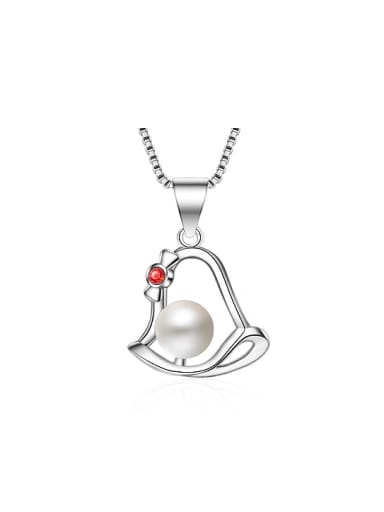 Personalized Hollow Bell Imitation Pearl Pendant