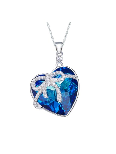 2018 austrian Crystals Heart-shaped Necklace