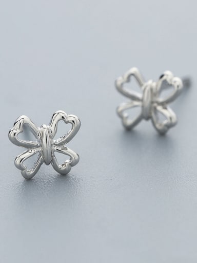 Simply 925 Silver Bowknot Shaped cuff earring