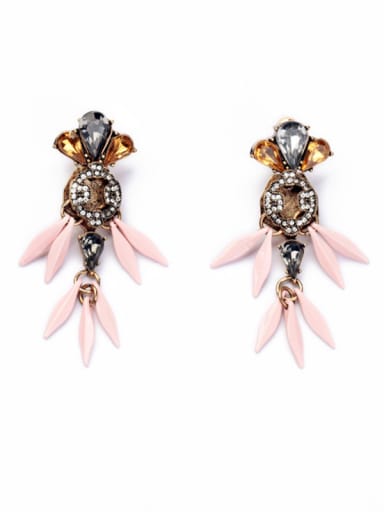 Fashionable Colorful Personality Stud Chandelier earring