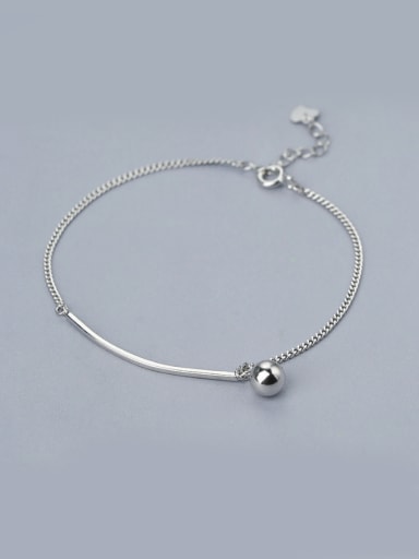 925 Silver Bead Shaped Bracelet