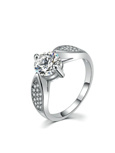 Simple Noble Hot Selling Ring with Zircon