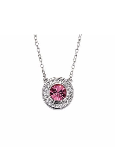 Round Shaped Crystal Necklace