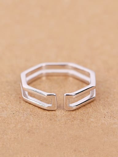 Simple Two band Opening Midi Ring