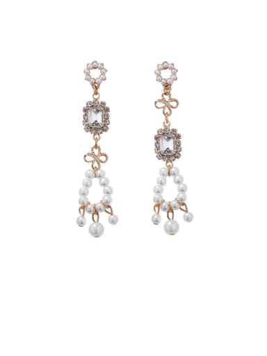 Alloy With Platinum Plated Fashion Geometric Drop Earrings