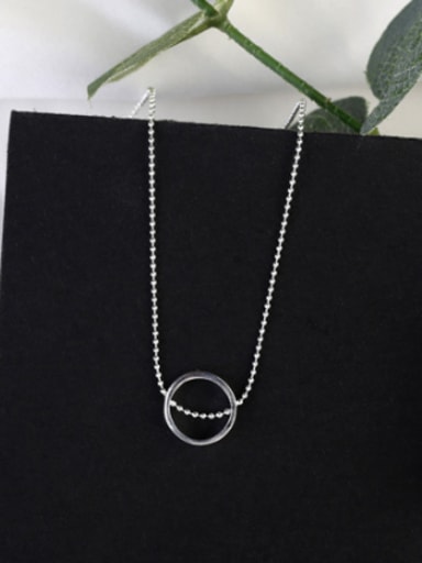Simple Ring Silver Women Anklet