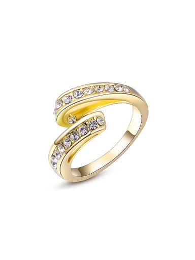 Creative 18K Gold Plated Austria Crystal Ring