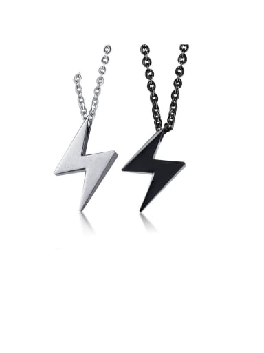 Stainless Steel With SmoothSimplistic Geometric Necklaces