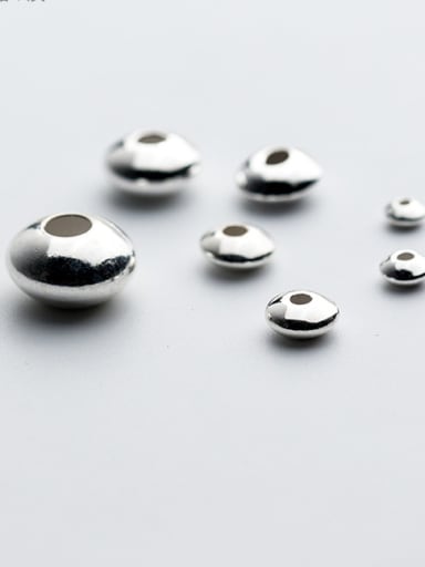 925 Sterling Silver With Silver Plated Fashion Ball Beads
