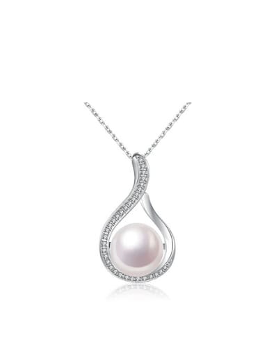 2018 2018 2018 2018 2018 2018 2018 Freshwater Pearl Water Drop shaped Necklace