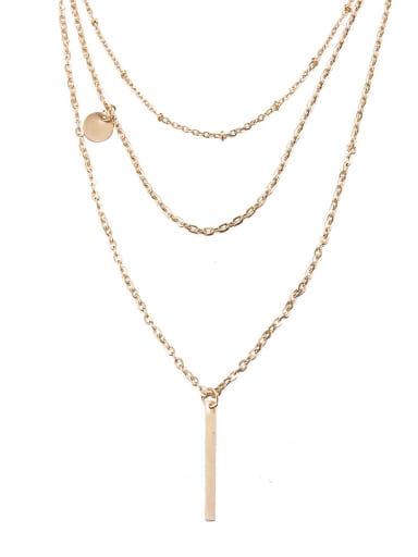 Simply Style Women Rose Gold Necklace
