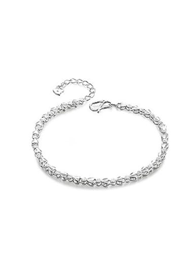 custom Fashion 990 Silver Little Heart shapes Women Bracelet