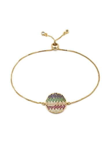 Colorful Round Shaped Accessories Adjustable Women Bracelet