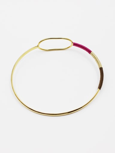 Women Delicate Hollow Geometric Wrap Bangle