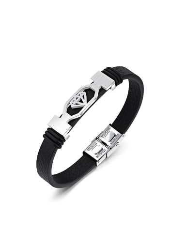 Fashion Personalized Artificial Leather Band Bracelet