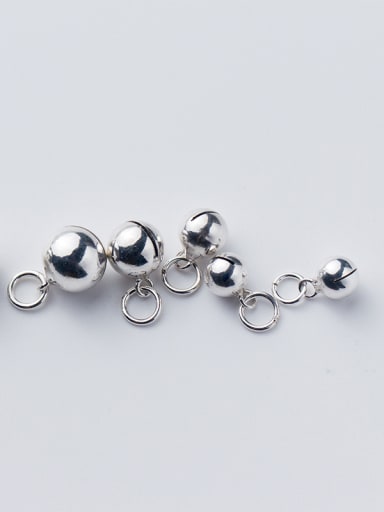 925 Sterling Silver With Platinum Plated Trendy Small bell Charms