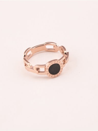 Individual Letters Hollow Fashion Ring