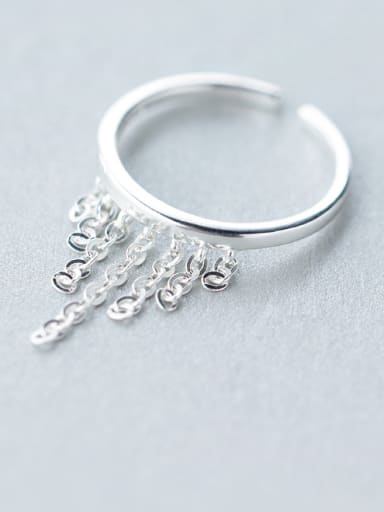 925 Sterling Silver With Platinum Plated Fashion Round Rings